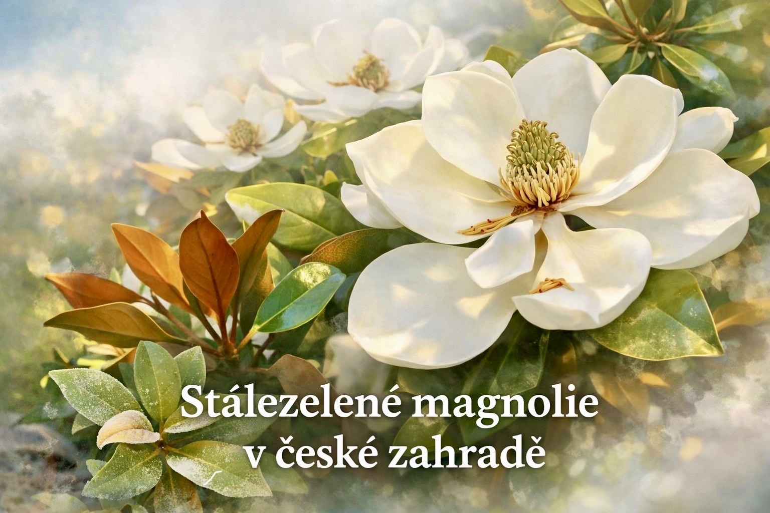 Stálezelené magnolie v české zahradě
