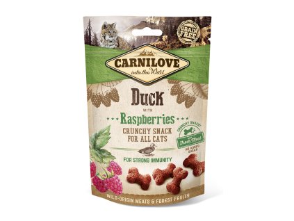Carnilove Cat Crunchy Snack Duck, Raspberries meat 50 g