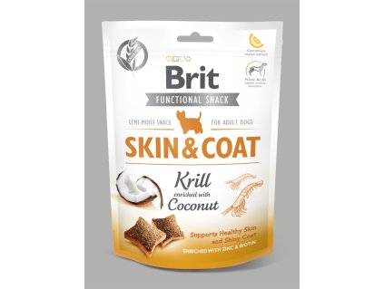 Brit Care Dog Functional Snack Skin&Coat Krill 150g