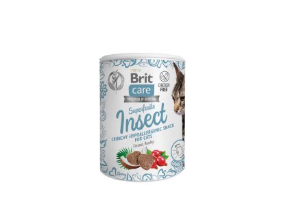 Brit Care Cat Snack Superfruits Insect 100g