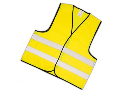 Reflexní vesta pro dospělé žlutá vel. XXL EN ISO 20471 2013