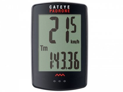 CATEYE Cyklopočítač Padrone (PA100W) černá