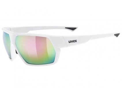UVEX brýle Sportstyle 238 White mat/Mirror Pink