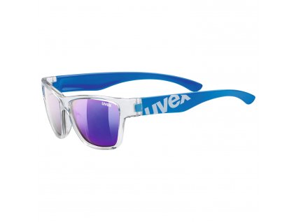 Uvex Sportstyle 508 brýle dětské Clear blue/ mirror Blue