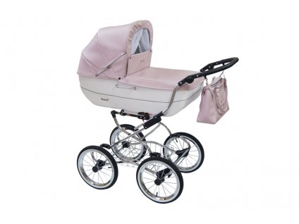 Retro kombinovaný kočárek 3v1 Baby Fashion Renee Lux 2023 s autosedačkou