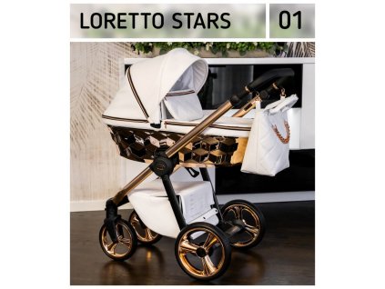 Kočárek 2v1 Adbor Loretto Stars