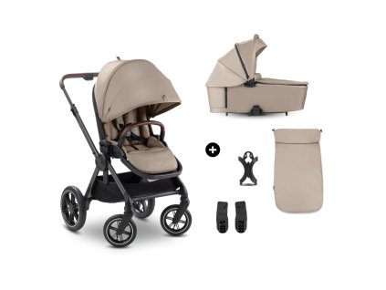 hauck kombinovany kocarek comfort n care air 2v1 mocha