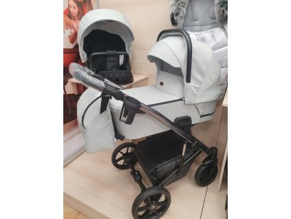 Kombinovaný kočárek Cannex Veneta+ white Eco