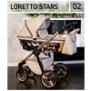 Kombinovaný kočárek 2v1 Adbor Loretto Stars 2024