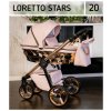Kombinovaný kočárek 2v1 Adbor Loretto Stars 2024