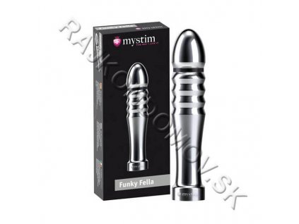 Mystim Funky Fella Kovové dildo na elektrosex 4260152461357 1688  24 1535