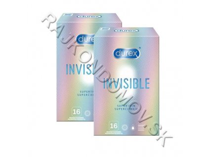 Durex Invisible Superthin (Extra Sensitive) krabička 32ks 5900627081411 1947  24 1792