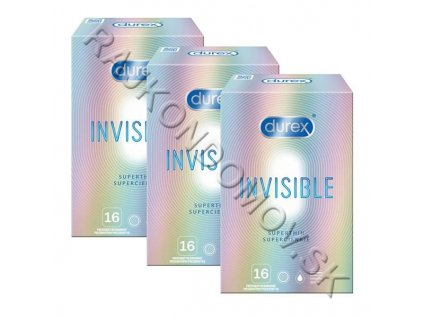 Durex Invisible Superthin (Extra Sensitive) krabička 48ks 5900627081411 1948  24 1793