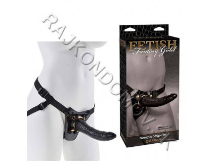 Fetish Fantasy Gold Designer Strap-on dildo 603912340341 2033  24 1878