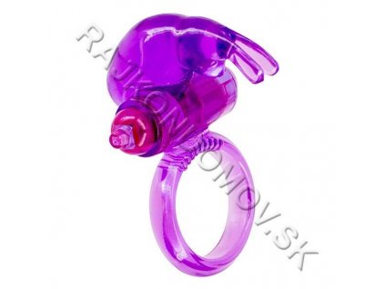 Cock Ring Ultra Soft Rabbit vibračný krúžok Purple 4890888121586 2134  24 1979