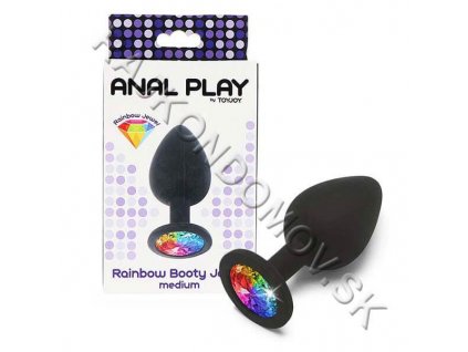 ANAL PLAY Rainbow Booty Jewel análny šperk Medium 8713221822741 2169  24 2014