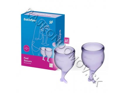 Satisfyer menštruačný kalíšok Feel Secure set 2ks LILAC 4061504002248 2459  24 2304