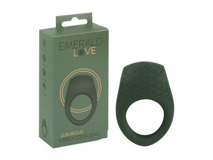 you2toys emerald luxurious vibro cock ring silikonovy vibracny kruzok na penis 4024144101689 1