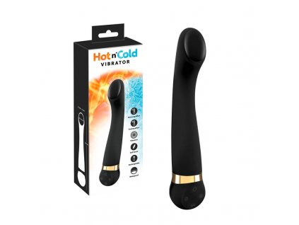 hot n cold vibrator black vibrator so zahrievanim a chladenim 1