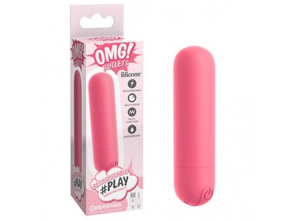 Pipedream OMG Bullets Rechargeable mini vibrator pink 5