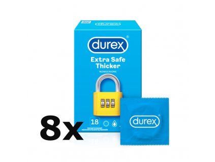 durex extra safe bezpecne kondomy krabicka 144ks
