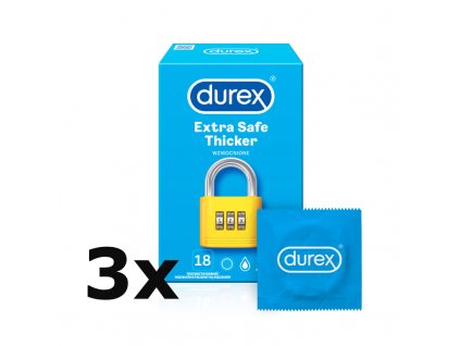 durex extra safe bezpecne kondomy krabicka 54ks