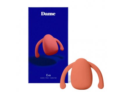 dame products eva II papaya hands free vibrator