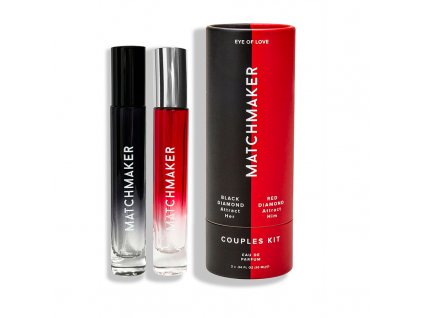 Matchmaker Pheromone Parfum Couples Kit Black & Red Diamond 2x10ml 3