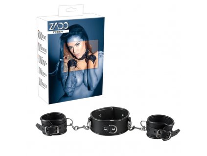 zado bdsm kozeny obojok a puta bondage suprava 5