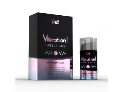 intt vibration bubble gum tingling effect gel 15ml 1