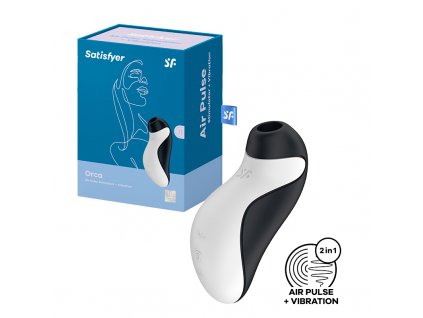 satisfyer orca air pulse stimulator + vibration 8