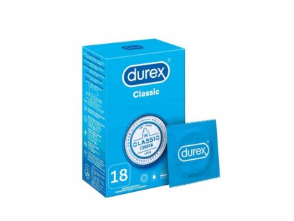 durex classic latexove kondomy krabicka 18ks nova 3