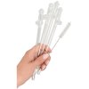 penis slamky sklenene 4ks willy glass drinking straw 3