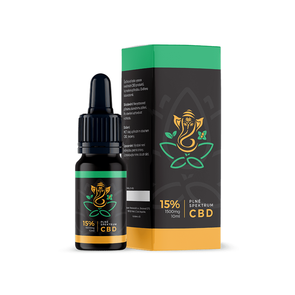 CBD Premium - ganaherbs CBD GanaHerbs olej 15%