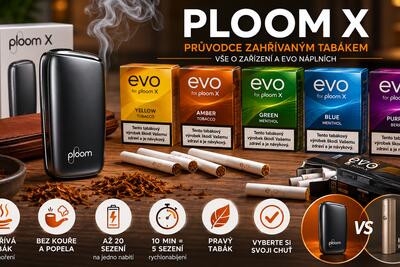 Ploom X: průvodce zahřívaným tabákem a EVO náplněmi 2026