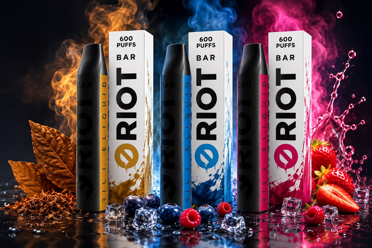 Riot Bar 600: Recenze, příchutě a srovnání 2026