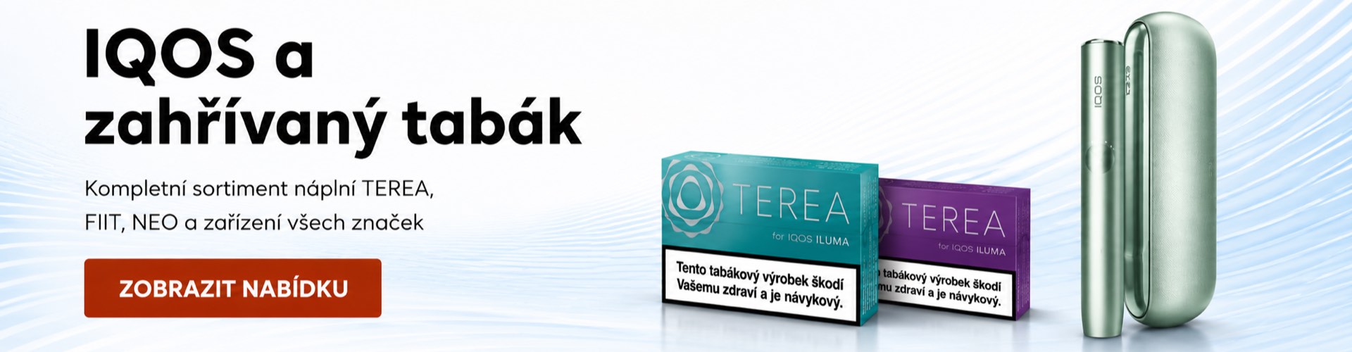 IQOS a zahřívaný tabák - náplně TEREA, FIIT, NEO | Ráj kuřáků