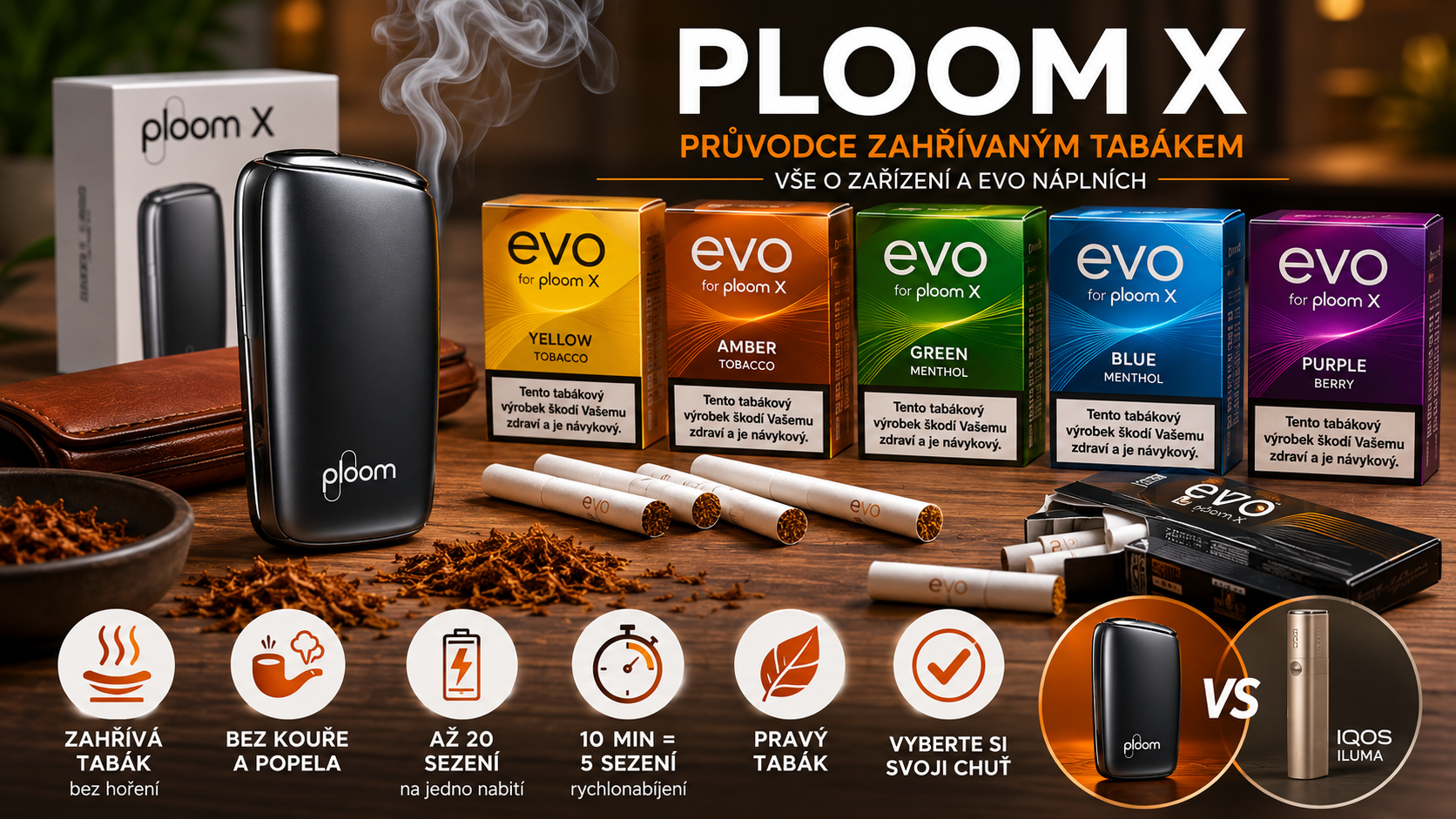 Ploom X — průvodce zahřívaným tabákem 2026