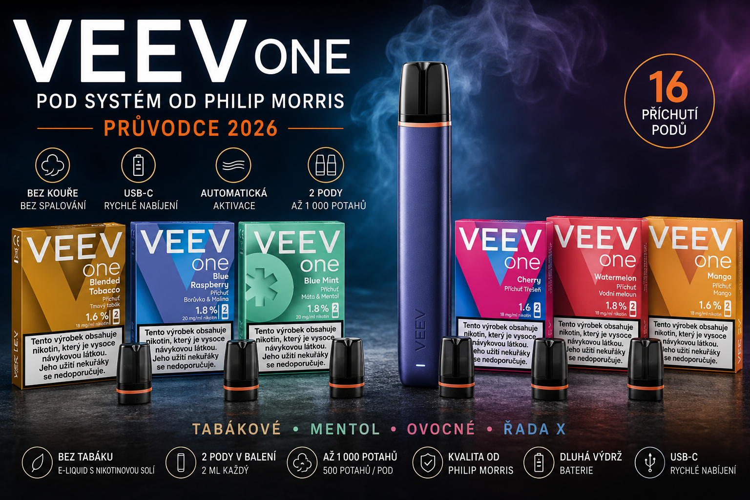 VEEV One — průvodce e-cigaretou od Philip Morris
