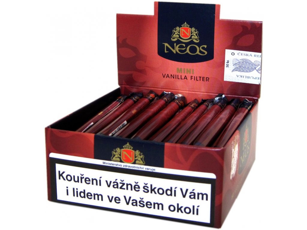 Doutníčky Neos Red Filter (- -)