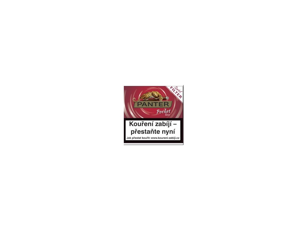 PANTER POCKET SWIRL RED FILTER 10´S
