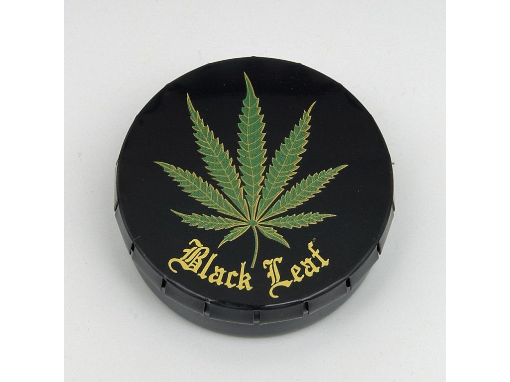 KRABICKA Click-Clack Black Leaf cerny plech