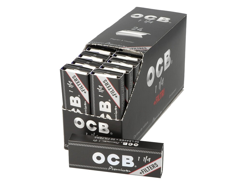 Cigaretové papírky OCB PREMIUM 1 1/4+Filters (- -)