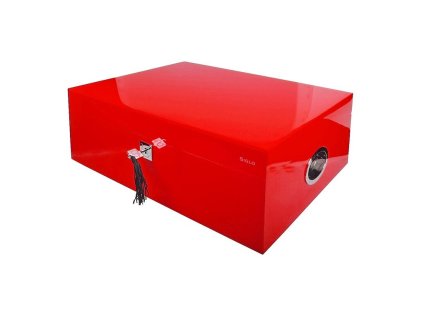 Humidor na doutníky Siglo červený, 41x31x14cm