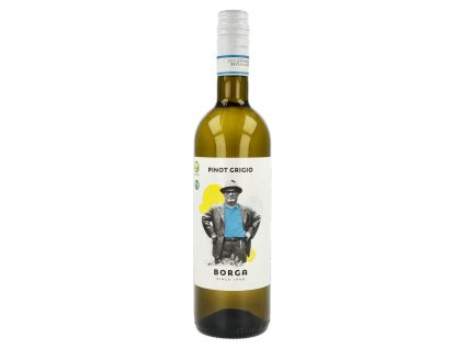 Víno Borga Pinot Grigio DOC 0,75l 2023 12,5%, bílé