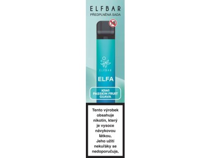 Elf Bar Elfa 600 KIT 1+1 Kiwi Passion Fruit, 20mg/ml