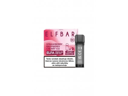 Elf Bar Elfa 600 Pod Strawberry Raspberry Cherry Ice, 20mg/ml