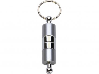 Kovový vyštipovač doutníků stříbrný 56136