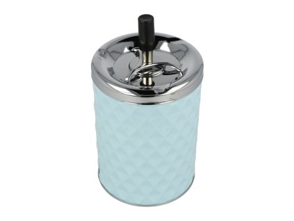 Popelník kovový otočný DIAMOND modrý, 11cm (-- --)