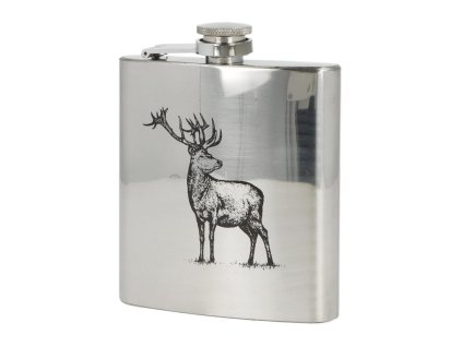 HIP FLASK DEER, 6OZ